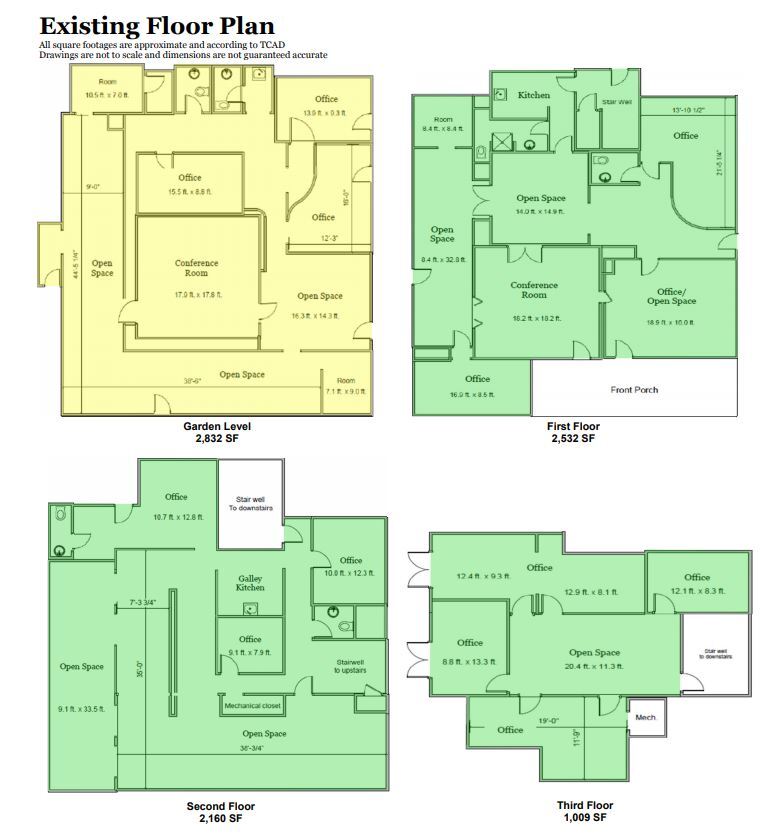 1712 Rio Grande St, Austin, TX à louer Plan d’étage– Image 1 sur 2