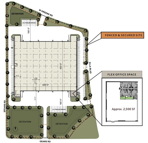 Eight 45, Houston, TX à louer - Plan de site – Image 3 sur 3