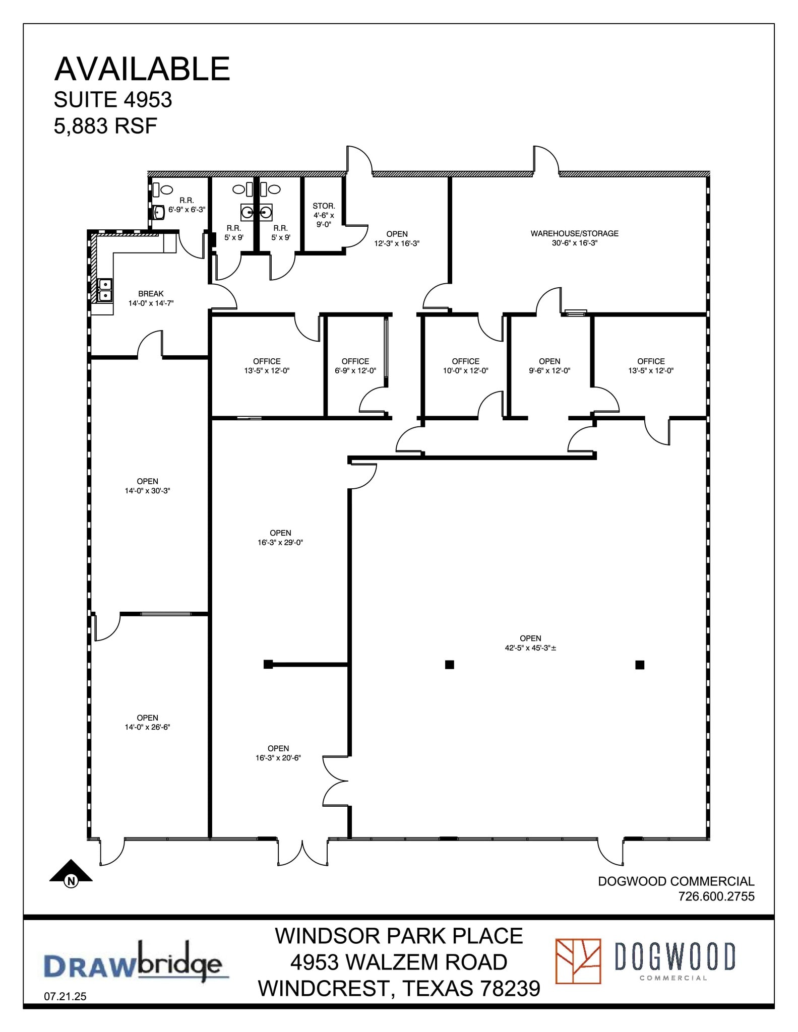 4941-4977 Walzem Rd, San Antonio, TX à louer Plan de site– Image 1 sur 1