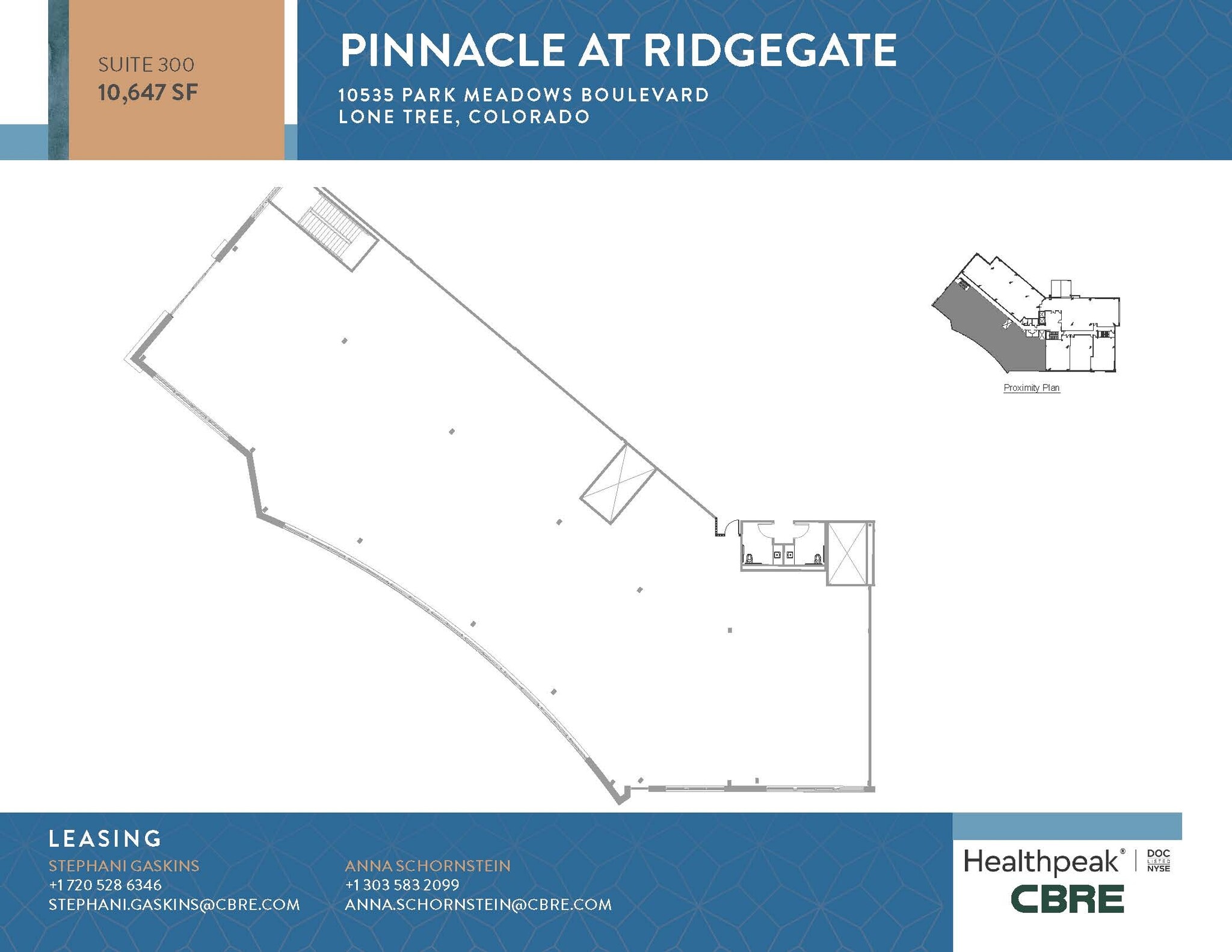 10535 Park Meadows Blvd, Lone Tree, CO à louer Plan d’étage– Image 1 sur 1