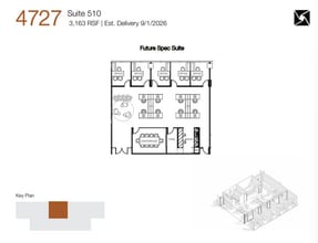 4747 Executive Dr, San Diego, CA à louer Plan d’étage– Image 2 sur 2