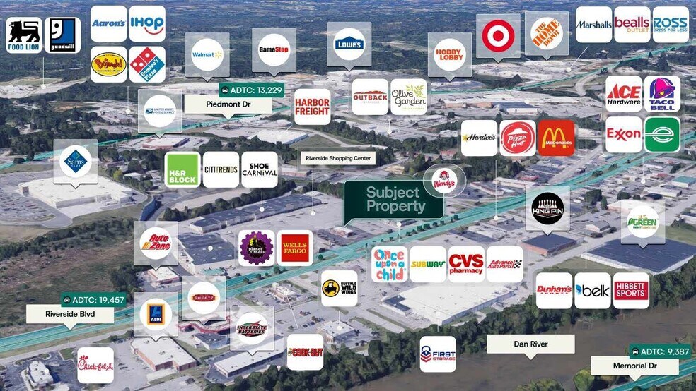 3260 Riverside Dr, Danville, VA à vendre - Photo de l’immeuble – Image 2 sur 2