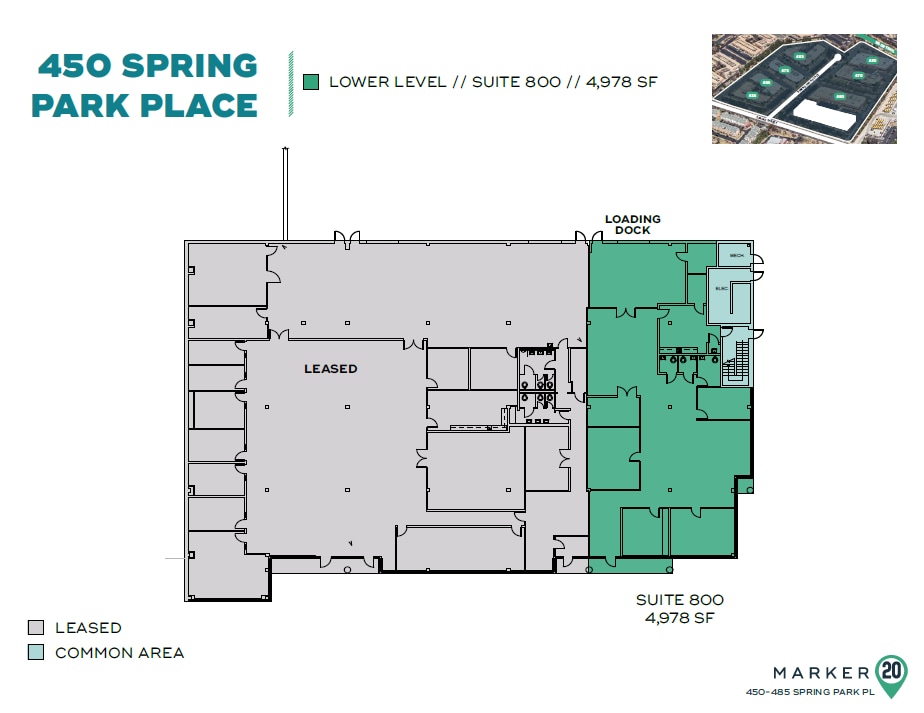 450 Spring Park Pl, Herndon, VA à louer Plan d’étage– Image 1 sur 1