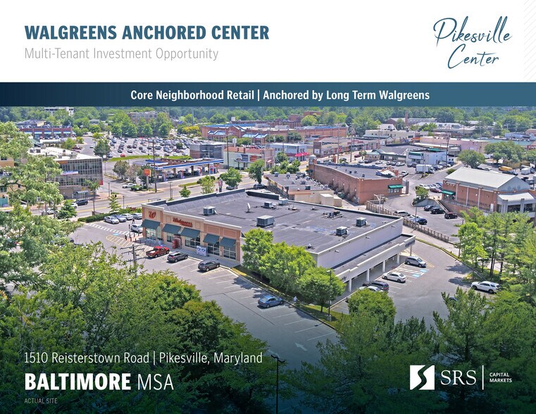 1510 Reisterstown Rd, Pikesville, MD à vendre - Photo de l’immeuble – Image 1 sur 9