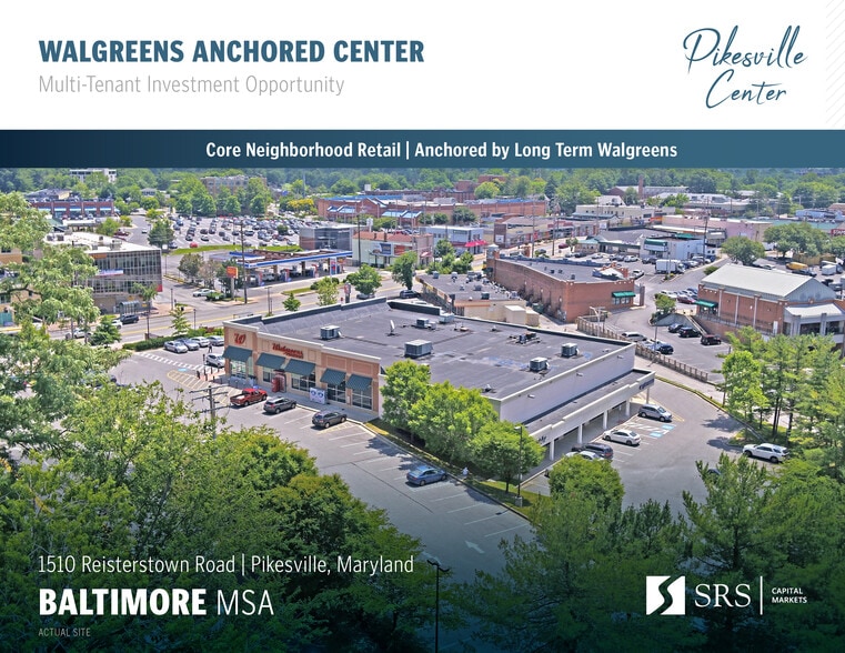 1510 Reisterstown Rd, Pikesville, MD à vendre - Photo principale – Image 1 sur 9