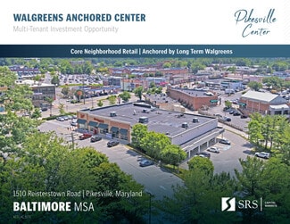 Plus de détails pour 1510 Reisterstown Rd, Pikesville, MD - Local commercial à vendre