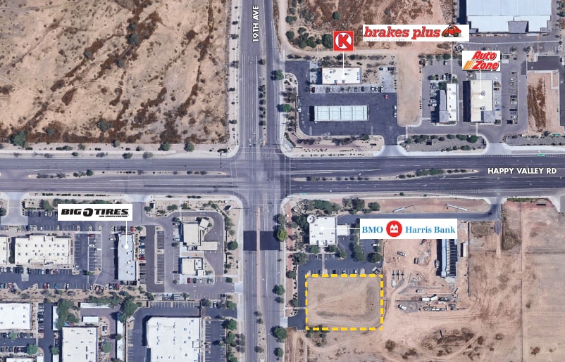 1875 W Happy Valley Rd, Phoenix, AZ à louer - Aérien – Image 3 sur 3