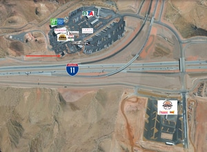 Fronts 11 Freeway, Henderson, NV - Vue aérienne vue de carte