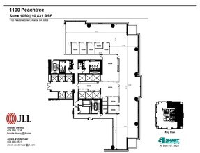 1100 Peachtree St Ne, Atlanta, GA à louer Plan d’étage– Image 1 sur 1