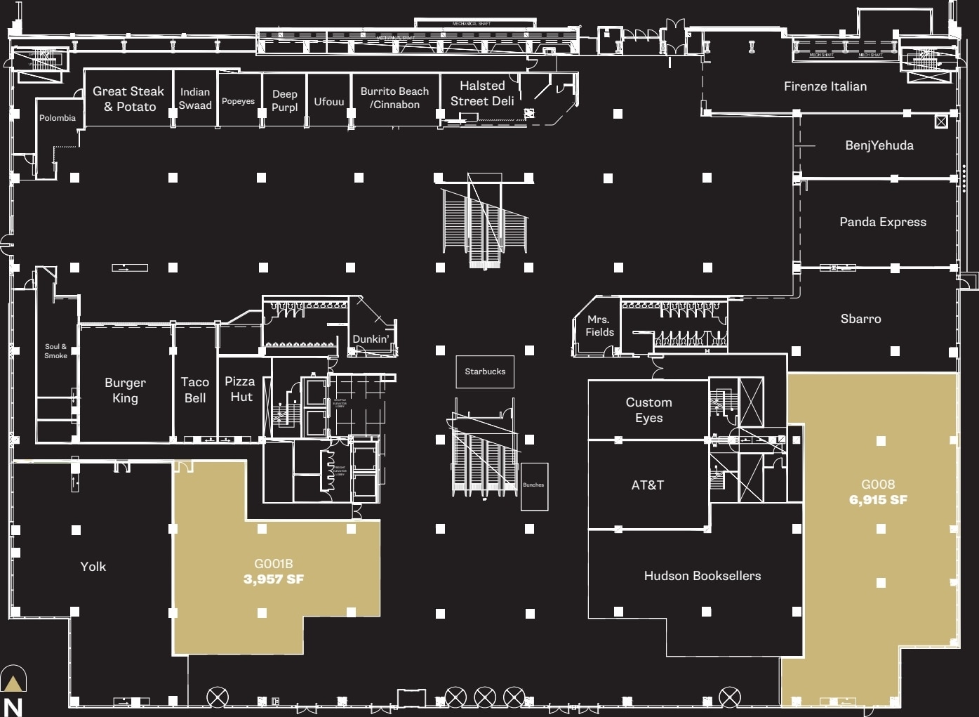 500 W Madison St, Chicago, IL à louer Plan d’étage– Image 1 sur 1
