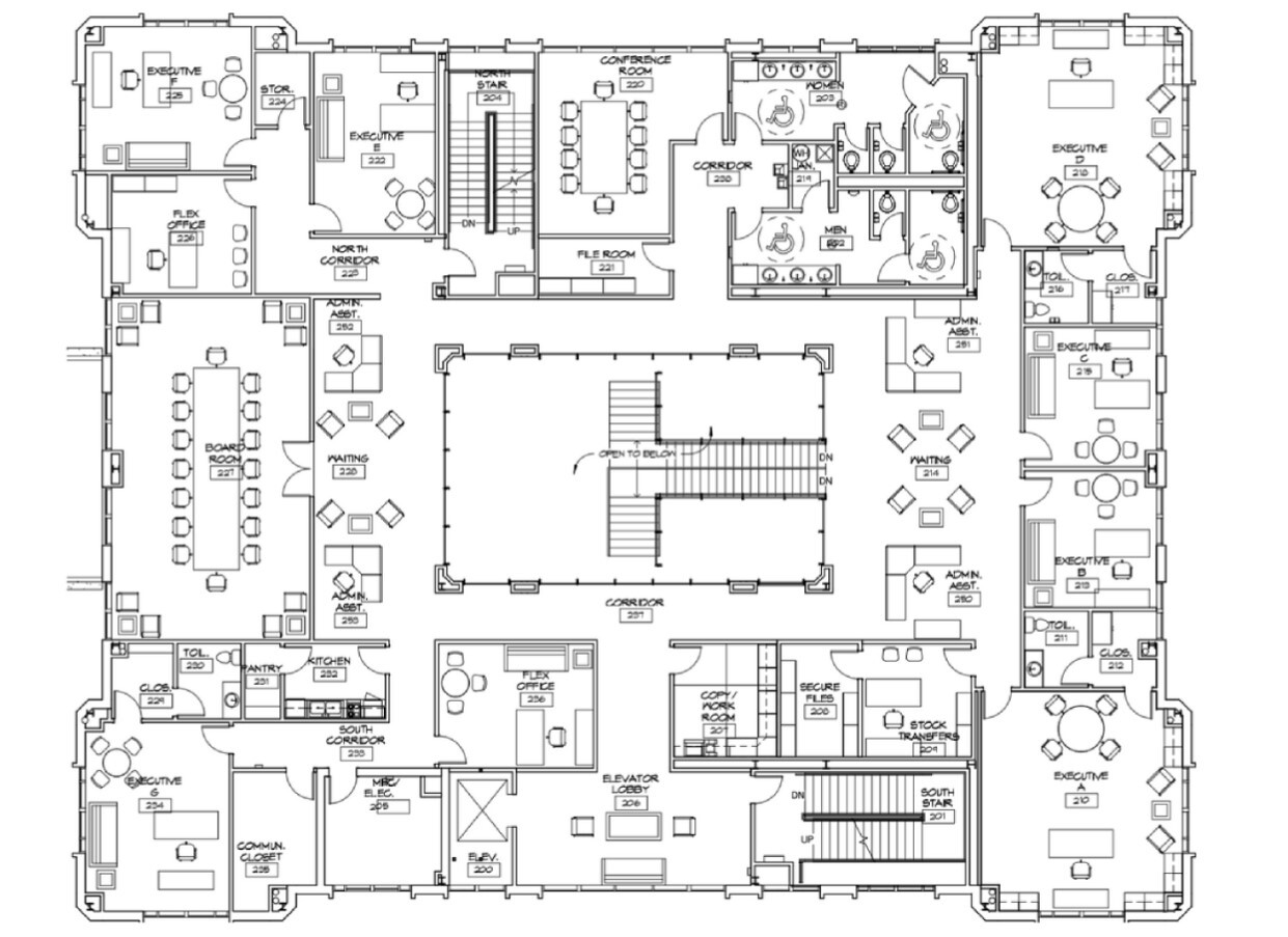 306 E North St, Greenville, SC à louer Plan d’étage– Image 1 sur 1