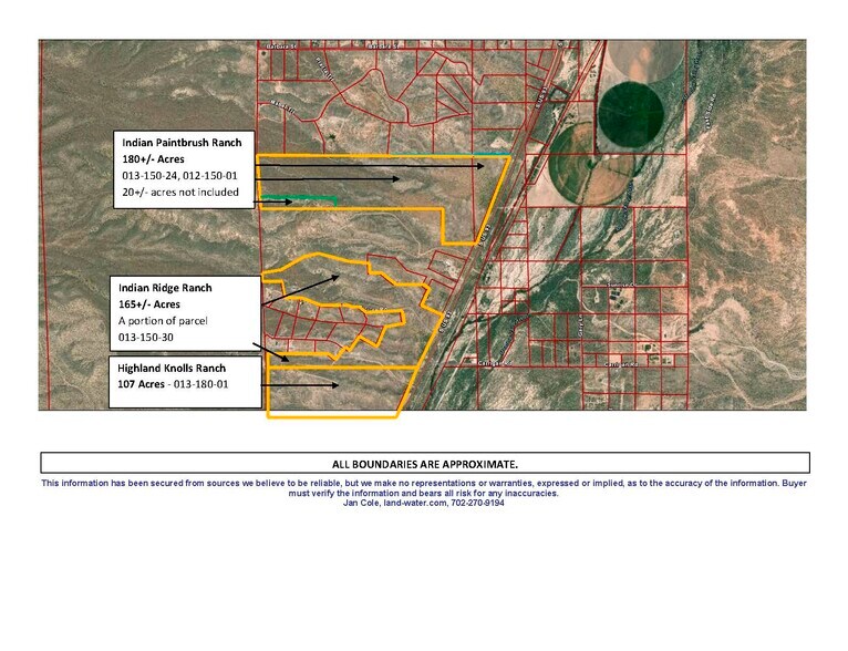 123 Highway 93, Caliente, NV à vendre - Aérien – Image 2 sur 9