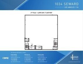 1034 Seward St, Los Angeles, CA à vendre Plan d’étage– Image 1 sur 1