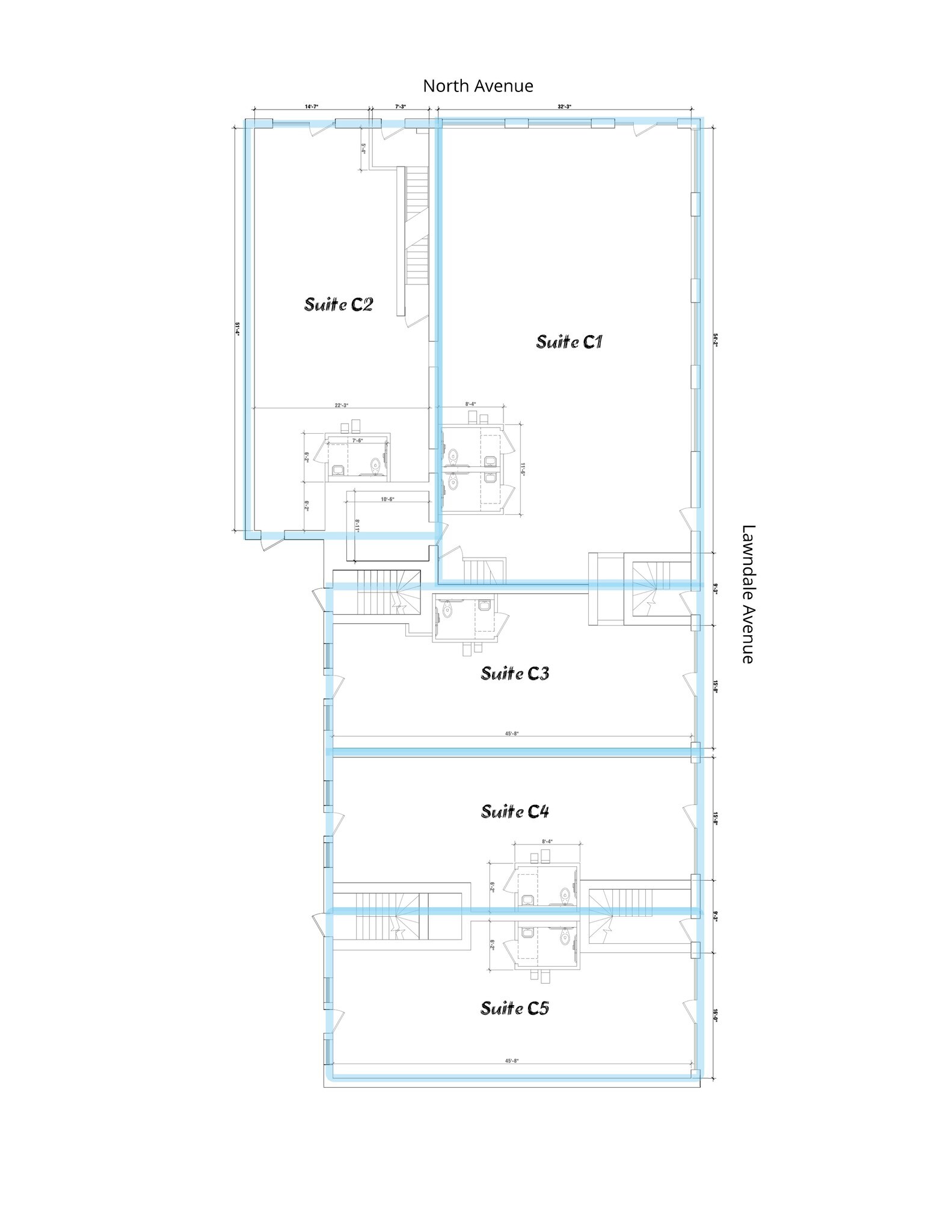 1601 N Lawndale Ave, Chicago, IL à louer Plan de site– Image 1 sur 1
