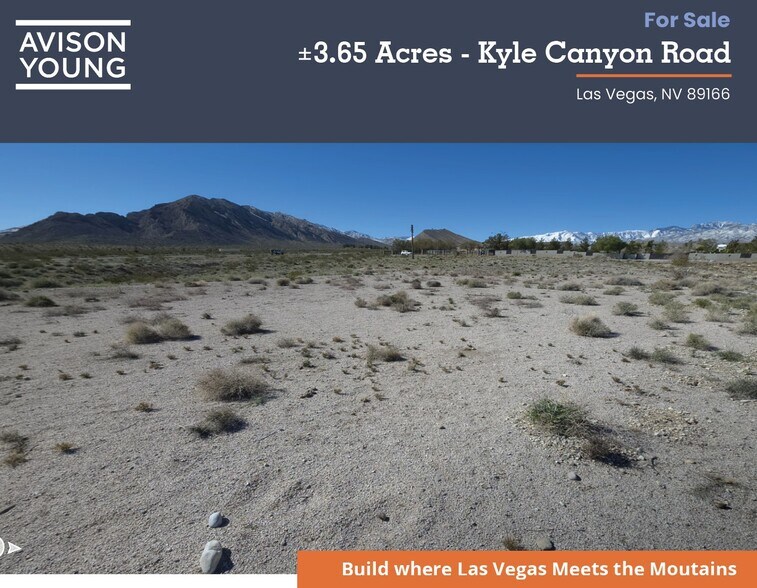 Kyle Canyon Rd, Las Vegas, NV à vendre - Photo de l’immeuble – Image 2 sur 9