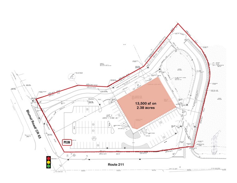 701 Route 211 E, Middletown, NY à louer - Plan de site – Image 2 sur 4