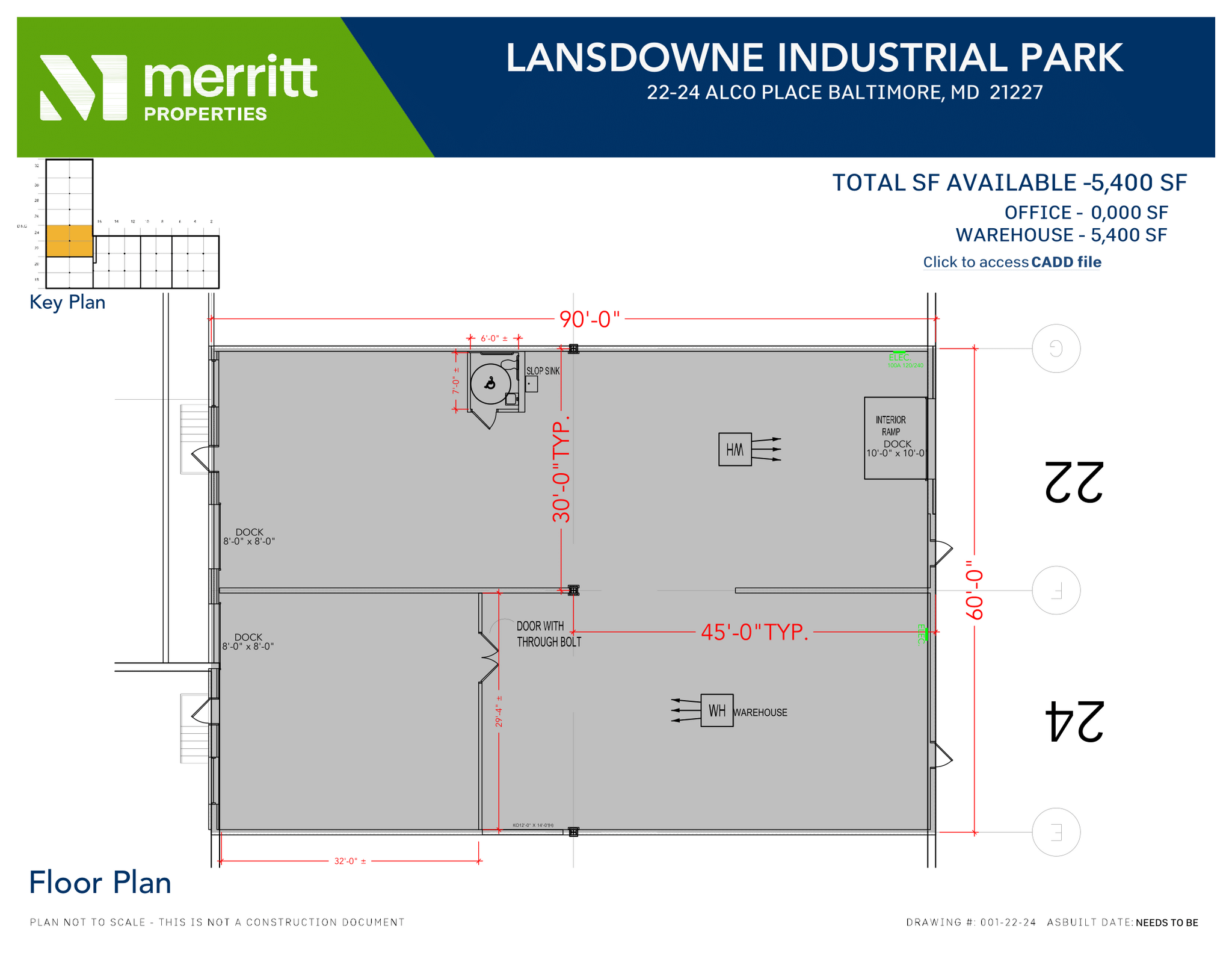 178-194 Alco Pl, Lansdowne, MD à louer Plan d’étage– Image 1 sur 1