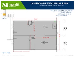 178-194 Alco Pl, Lansdowne, MD à louer Plan d’étage– Image 1 sur 1