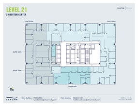 909 Fannin St, Houston, TX à louer Plan d’étage– Image 1 sur 1