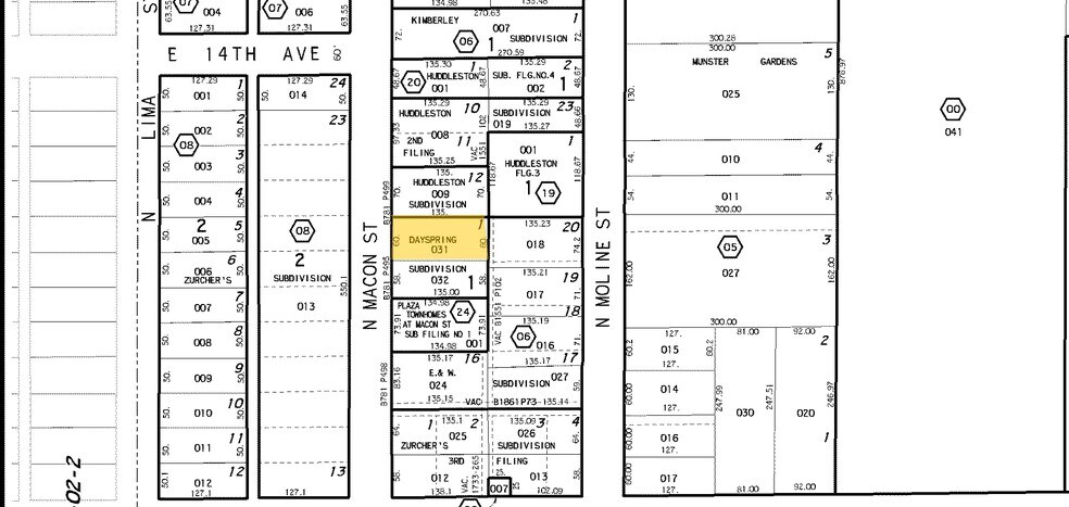1350 Macon St, Aurora, CO à vendre - Plan cadastral – Image 3 sur 11