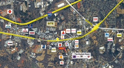 814 Conover Blvd W, Conover, NC - Vue aérienne  vue de carte