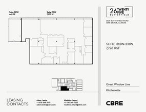 2625 Butterfield Rd, Oak Brook, IL à louer Plan d’étage– Image 2 sur 2