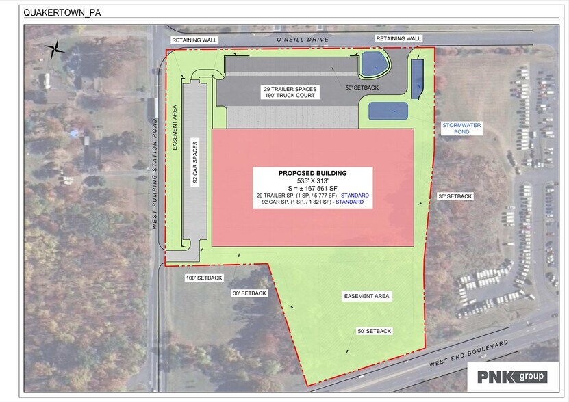 255 W Pumping Station Rd, Quakertown, PA à louer - Plan de site – Image 2 sur 4