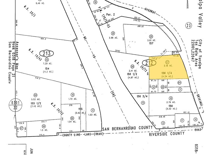 13650 Calimesa Blvd, Yucaipa, CA à louer - Plan cadastral – Image 2 sur 30