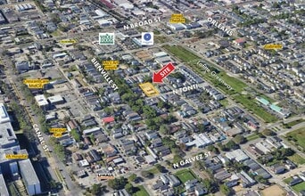 2407 Bienville St, New Orleans, LA - Vue aérienne vue de carte