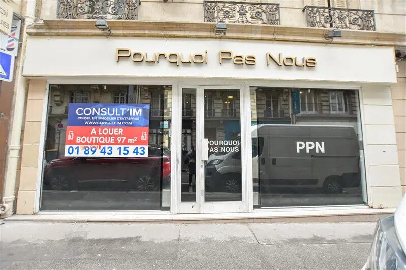Local commercial dans Paris à louer - Photo de l’immeuble – Image 1 sur 7