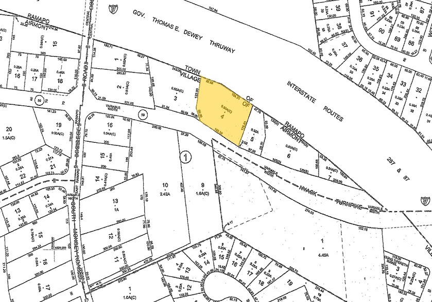 414 Rt 59, Monsey, NY à louer - Plan cadastral – Image 3 sur 3