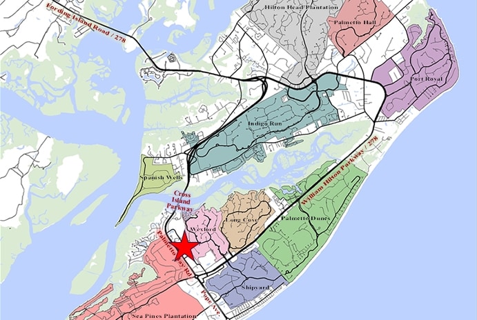 77 Arrow Rd, Hilton Head Island, SC à vendre - Aérien – Image 2 sur 8