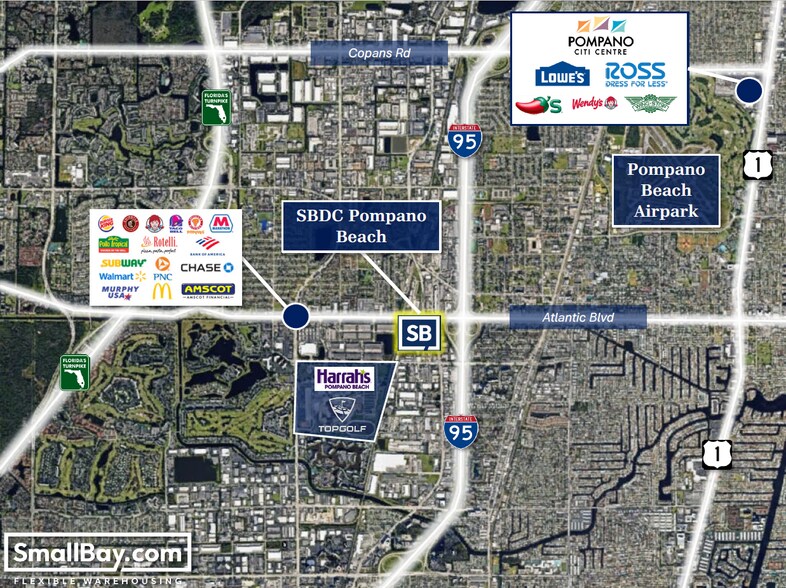 1400 SW 1st Ct, Pompano Beach, FL à louer - Aérien – Image 2 sur 12