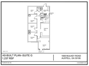 1668 Mulkey Rd, Austell, GA à louer Plan d’étage– Image 1 sur 1