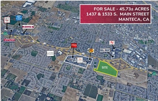 Plus de détails pour 1437 S Main St, Manteca, CA - Terrain à vendre