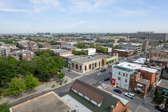 555 Rue Jean-Talon O, Montréal, QC - VUE AÉRIENNE  vue de carte