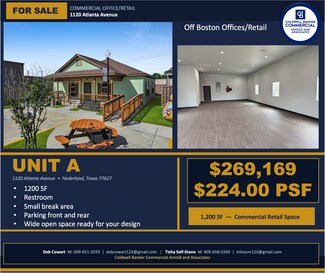 Plus de détails pour 1120 Atlanta Ave, Nederland, TX - Bureau à vendre