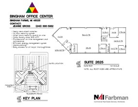 30600-30700 - 30800 Telegraph Rd, Bingham Farms, MI à louer Plan d’étage– Image 2 sur 2