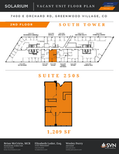 7400 E Orchard Rd, Greenwood Village, CO à louer Plan d’étage– Image 1 sur 1