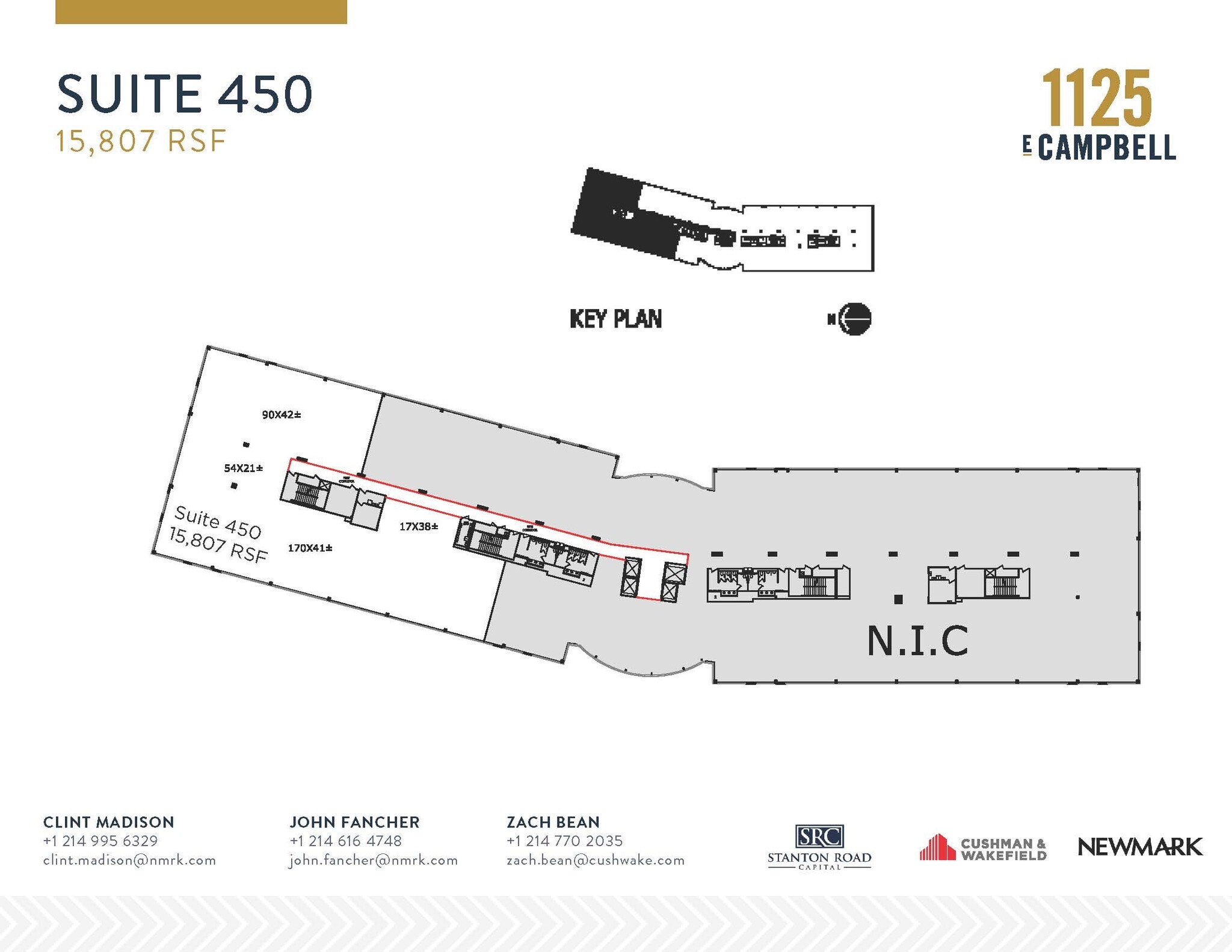1125 E Campbell Rd, Richardson, TX à louer Plan d’étage– Image 1 sur 1