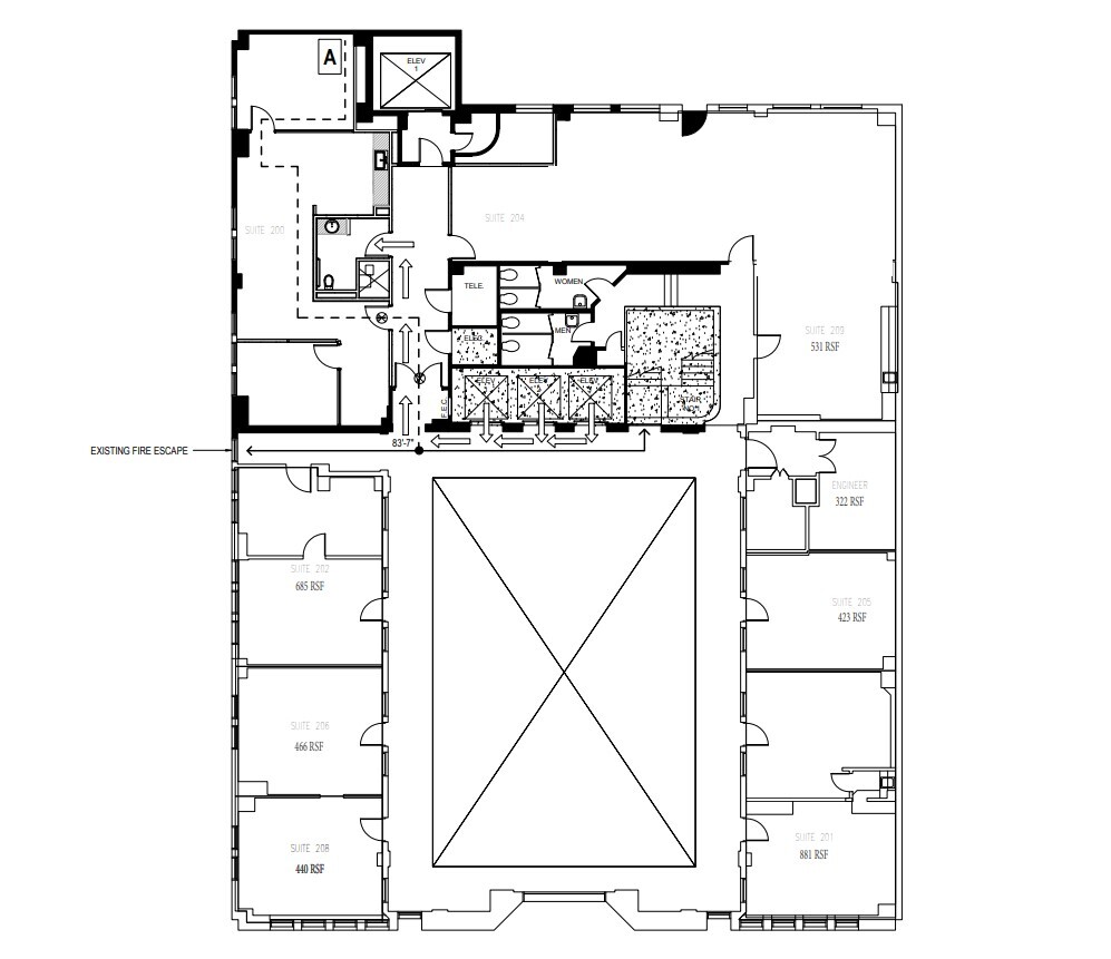 811 W 7th St, Los Angeles, CA à louer Plan d’étage– Image 1 sur 1