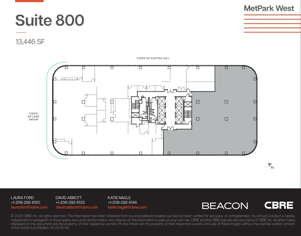 1100 Olive Way, Seattle, WA à louer Plan d’étage– Image 1 sur 1