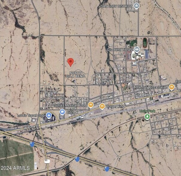 N Harrington Avenue, Gila Bnd, Gila Bend, AZ à vendre - Aérien – Image 2 sur 4