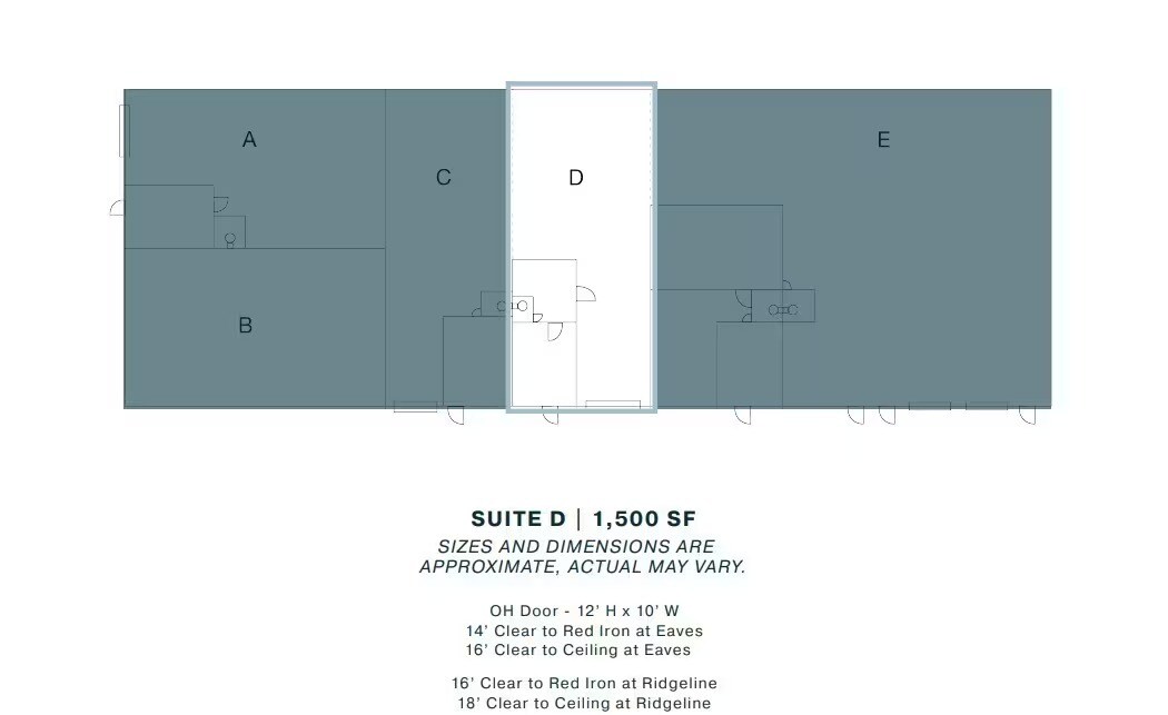 1100 Regal Row, Austin, TX à louer Plan d’étage– Image 1 sur 1