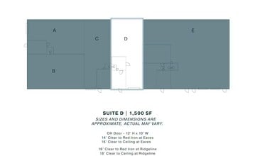 1100 Regal Row, Austin, TX à louer Plan d’étage– Image 1 sur 1