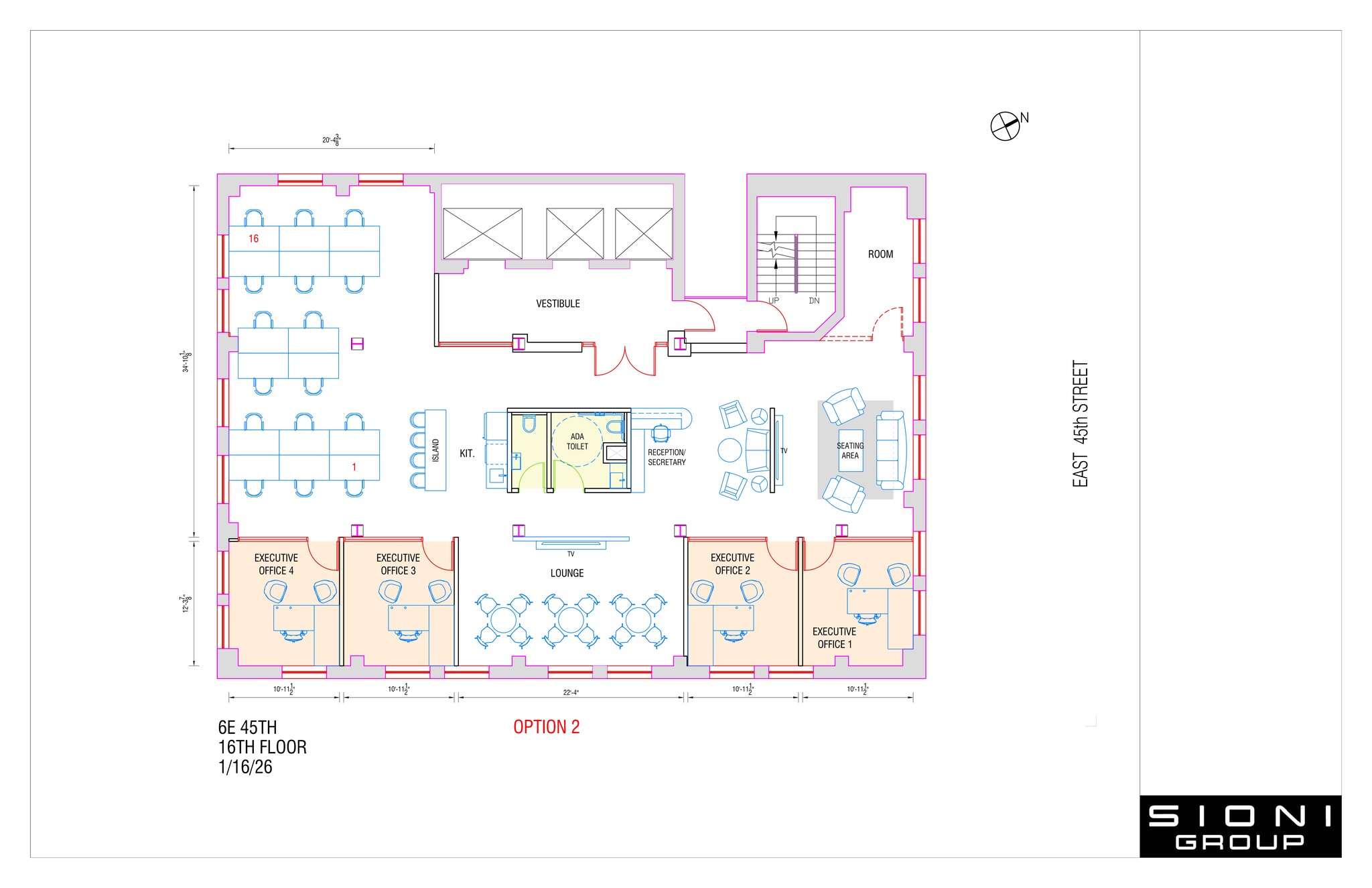 6 E 45th St, New York, NY à louer Plan de site– Image 1 sur 8