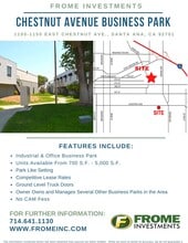 1126-1140 E Chestnut Ave, Santa Ana, CA à louer Photo de l’immeuble– Image 2 sur 12