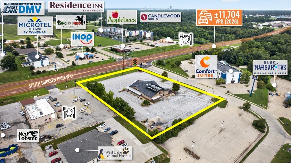 2660 S Dirksen Pky, Springfield, IL à vendre - Photo de l’immeuble – Image 3 sur 9