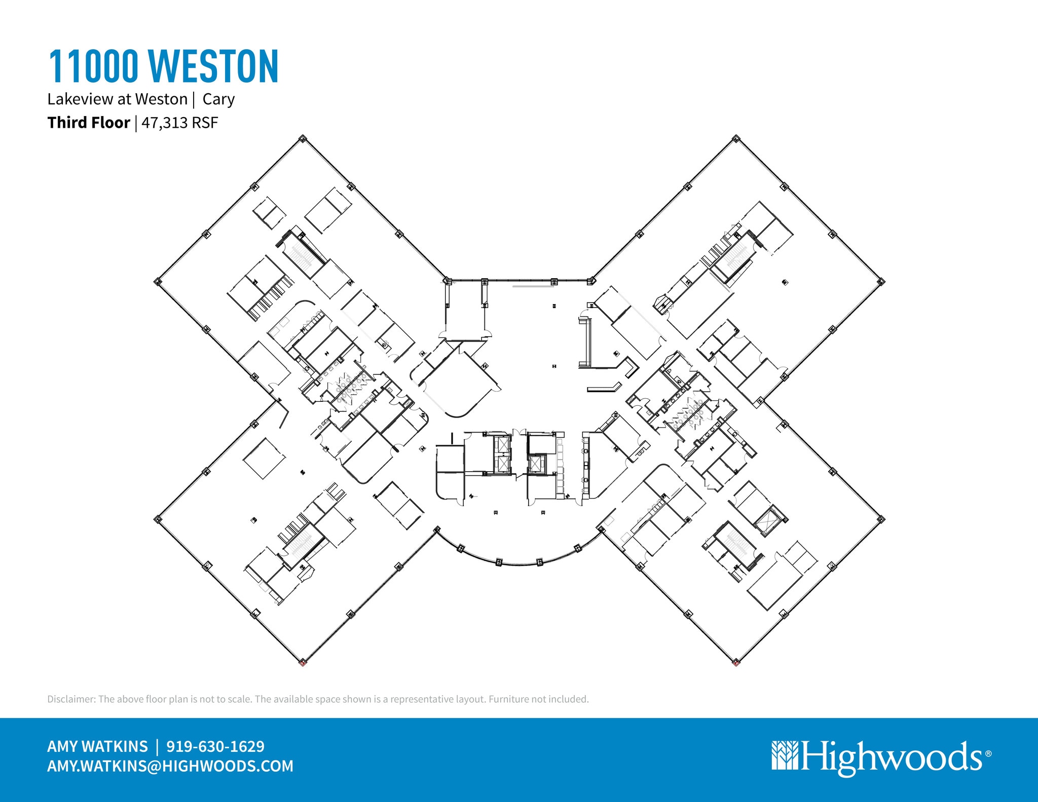11000 Weston Pky, Cary, NC à louer Plan d’étage– Image 1 sur 1