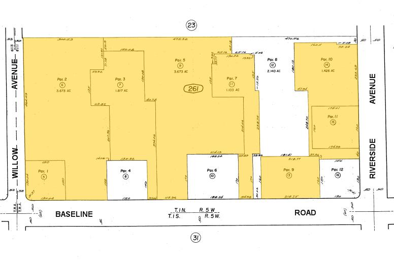 158-250 E Base Line Rd, Rialto, CA à louer - Plan cadastral – Image 3 sur 3